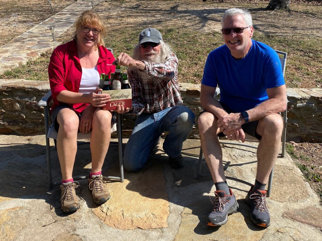 Paula and Nick Pancoast with Nimblewill