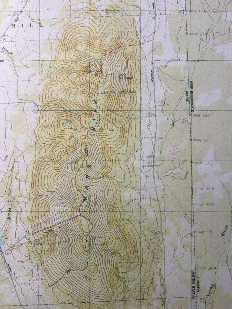 Map of Mars Hill